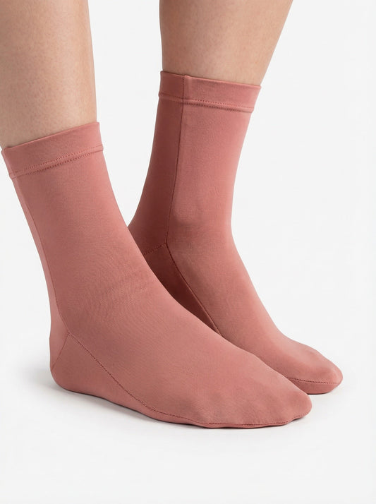BATH SOCKS - RUST