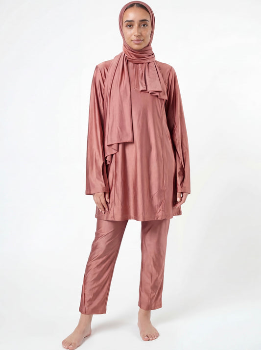 ZIPPED BURKINI - PINKY (3 pieces)