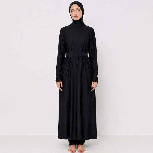BURKINI LONG (5 pieces) - BLACK
