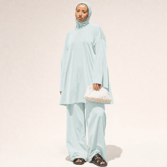 BURKINI (4 pieces) - LIGHT BLUE