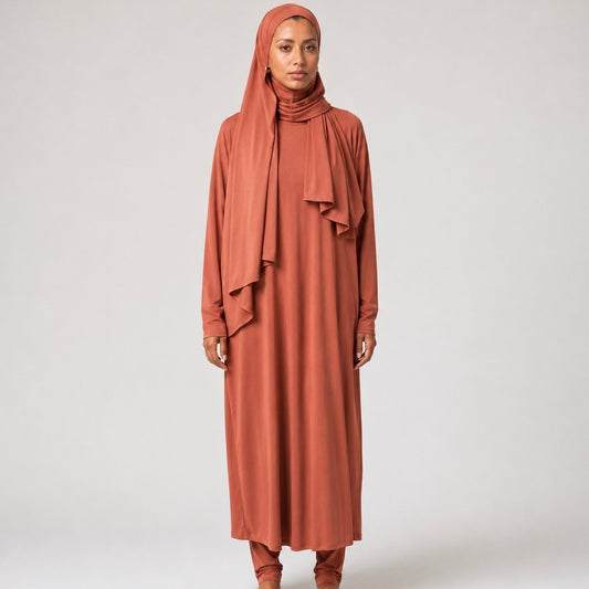 BURKINI LONG (5 pieces) - RUST