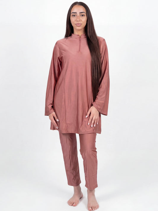 ZIPPED BURKINI - PINKY (3 pieces)