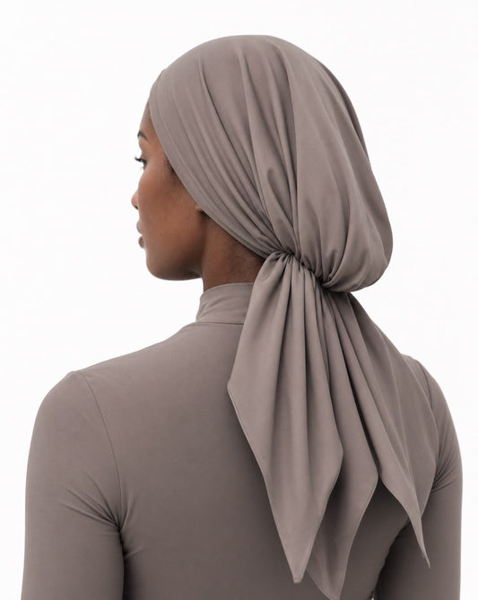 SWIMMING TURBAN - TAUPE