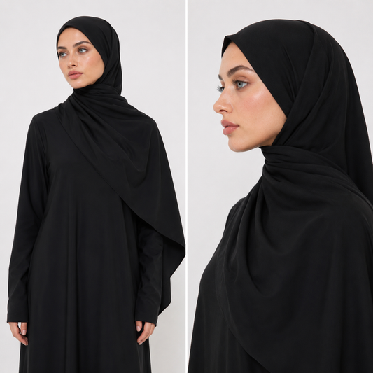 BURKINI LONG (5 pieces) - BLACK