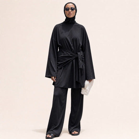 BURKINI KNOTEA - BLACK (4pieces)