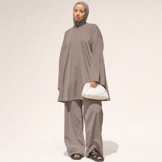 BURKINI (4 pieces) - TAUPE