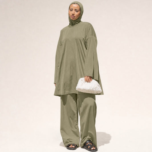 BURKINI (4 pieces) - KHAKI