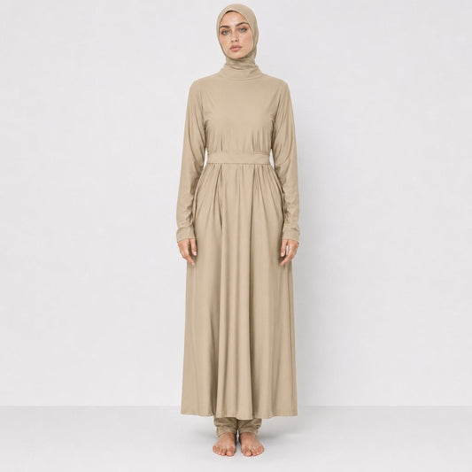 BURKINI LONG (5 pieces) - BEIGE