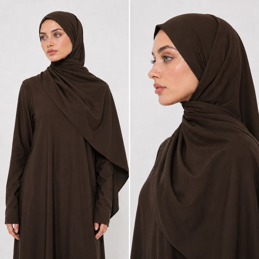 BURKINI LONG (5 pieces) - BROWN